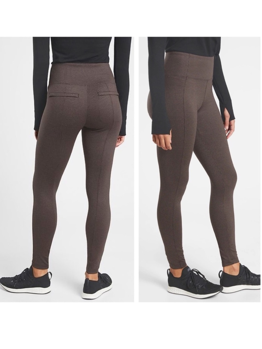 ATHLETA Delancy Houndstooth Legging Tight Leggings LT Large Tall